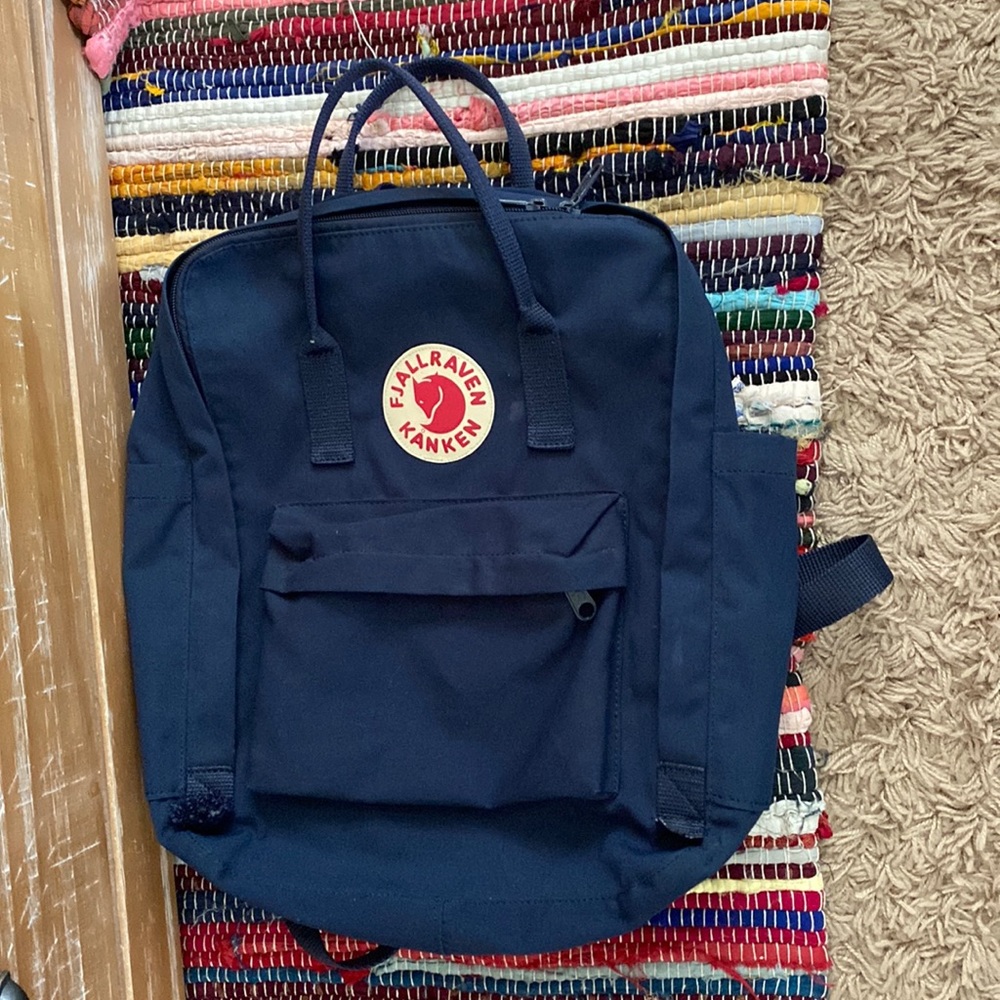 Fjallraven kanken blue backpack